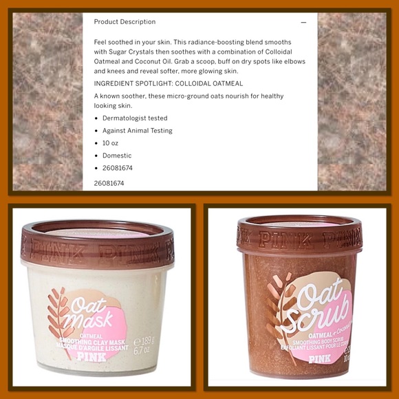 6 Face body scrub mixed lot bundle Victoria's PINK - Picture 5 of 8